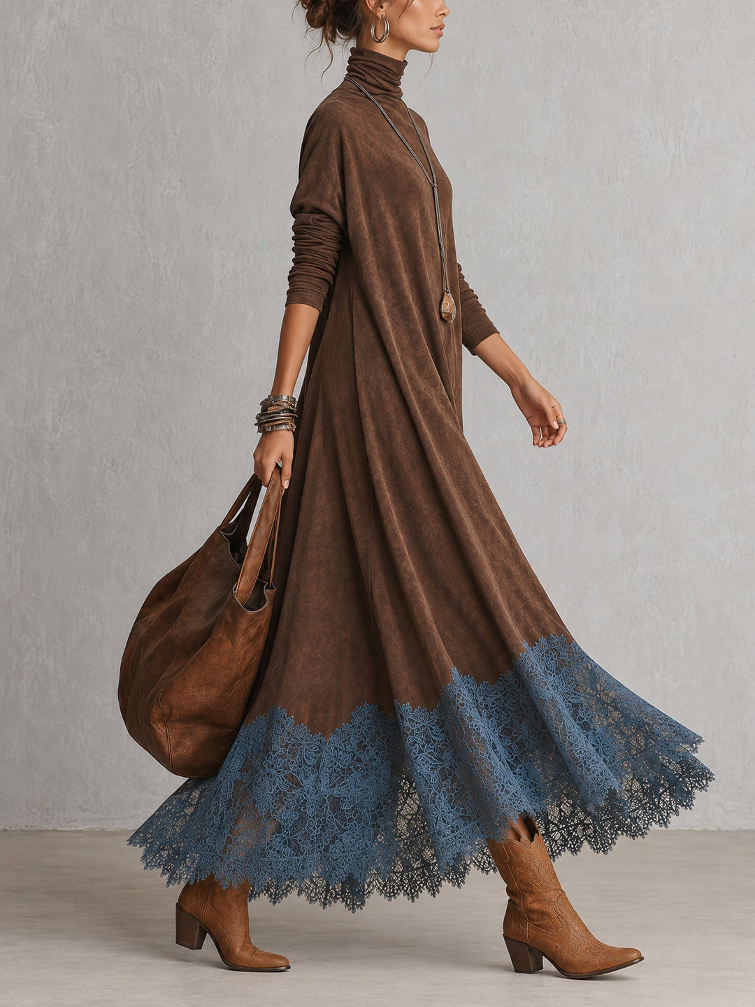 Lavina - Soft-Touch A-Line Maxi Dress