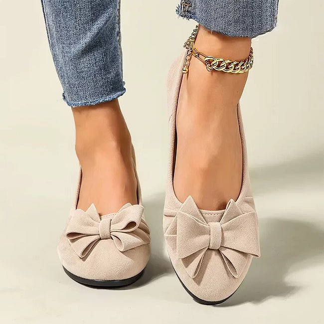 Disa - Bow Detail Comfort Ballet Flats