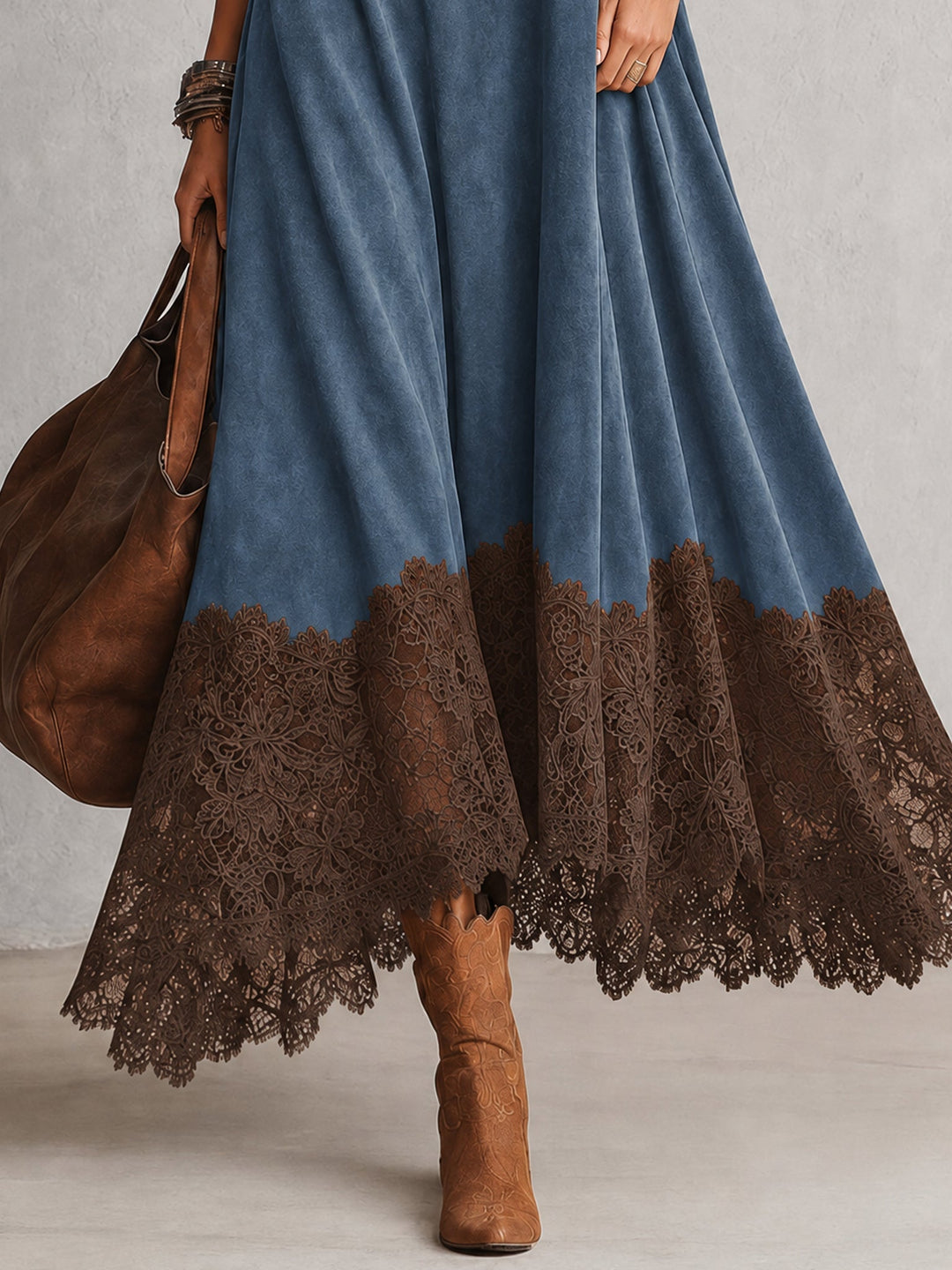Lavina - Soft-Touch A-Line Maxi Dress
