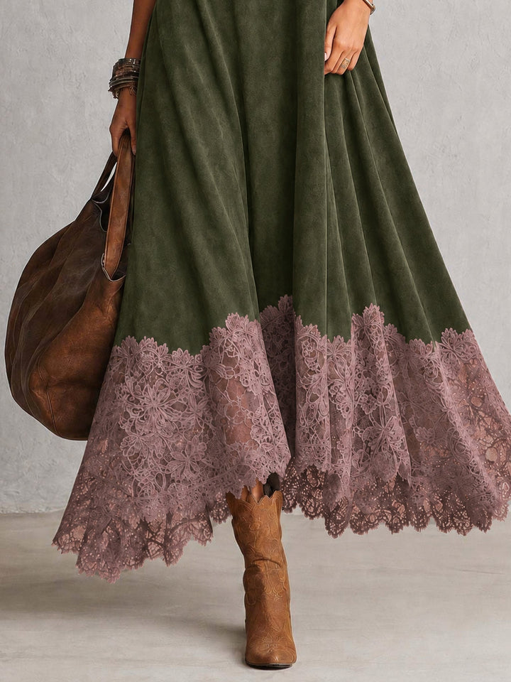 Lavina - Soft-Touch A-Line Maxi Dress