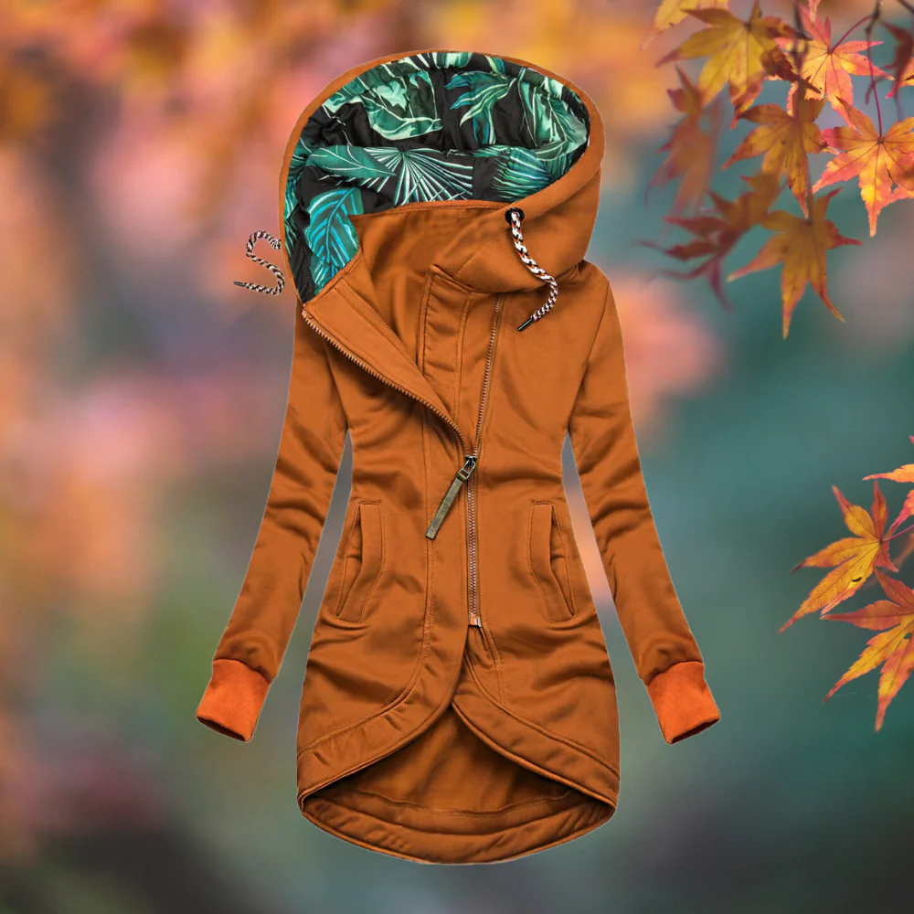 Malina - Soft-Touch Insulated Hooded Jacket