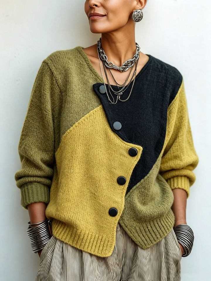 Olina - Structured Asymmetric Cardigan