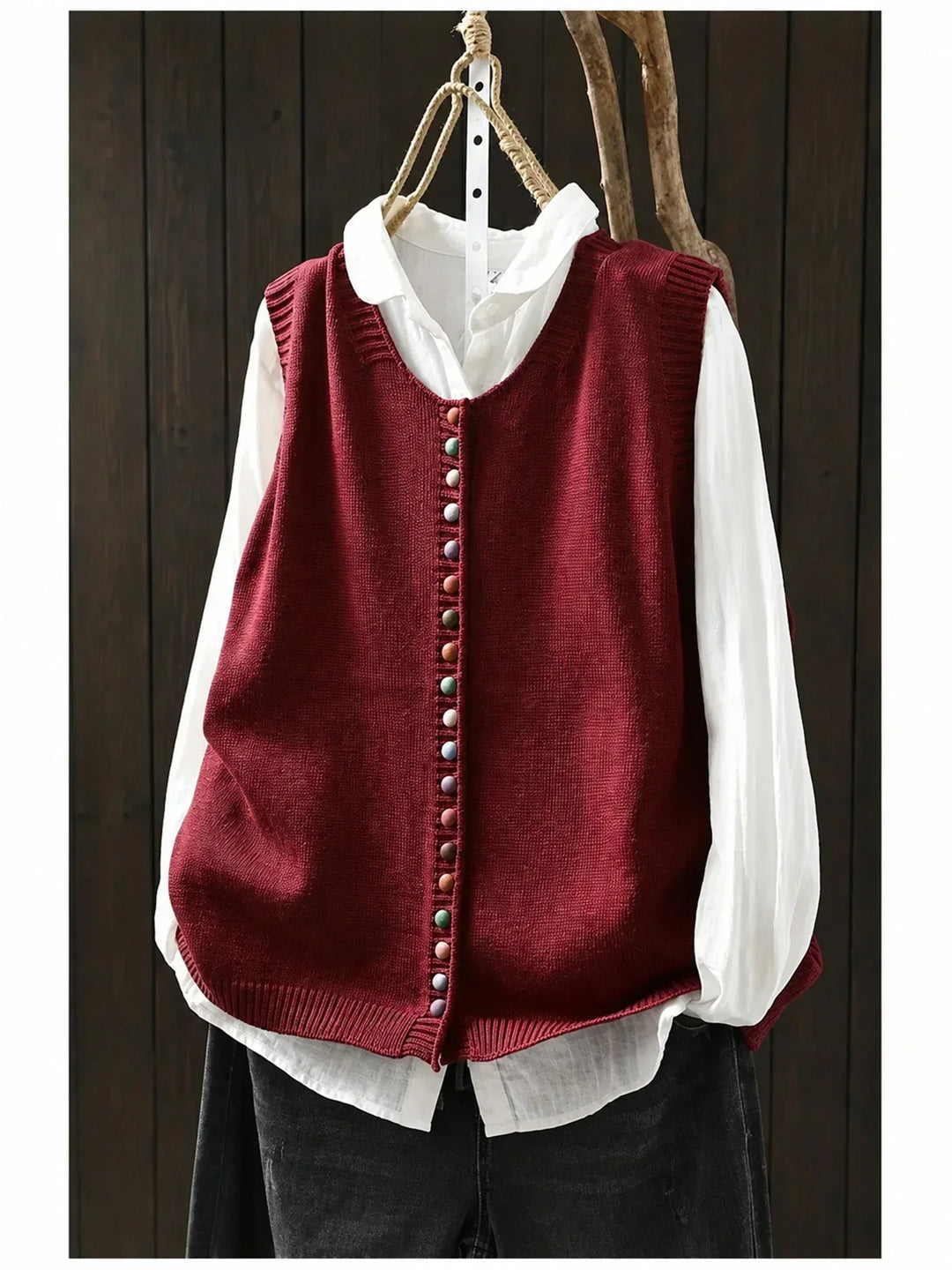 Meleri - Soft-Touch Knit Vest