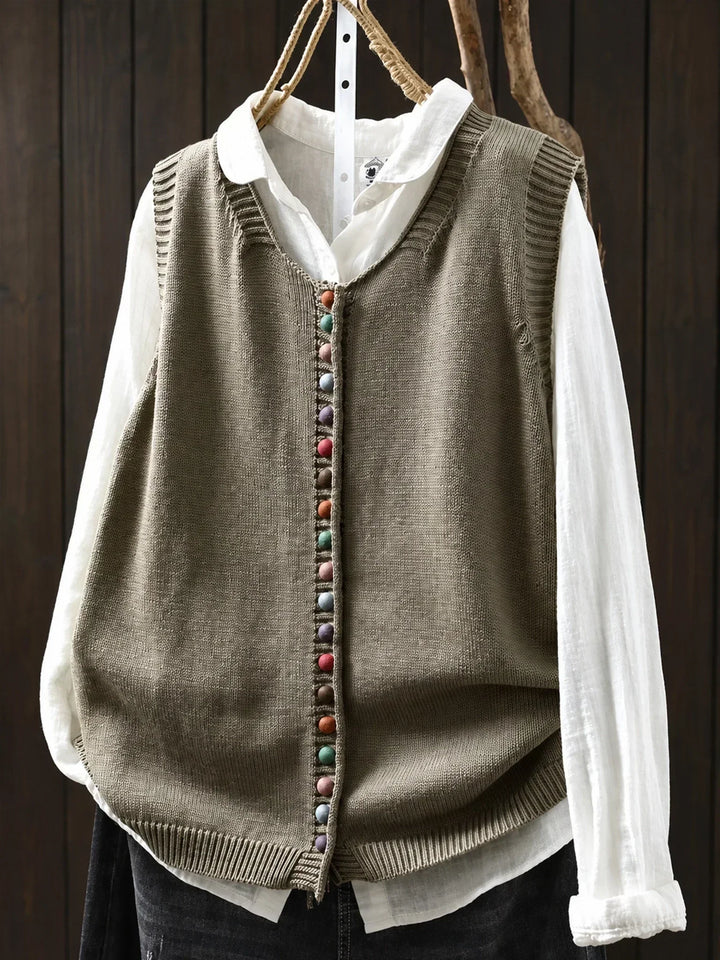 Meleri - Soft-Touch Knit Vest