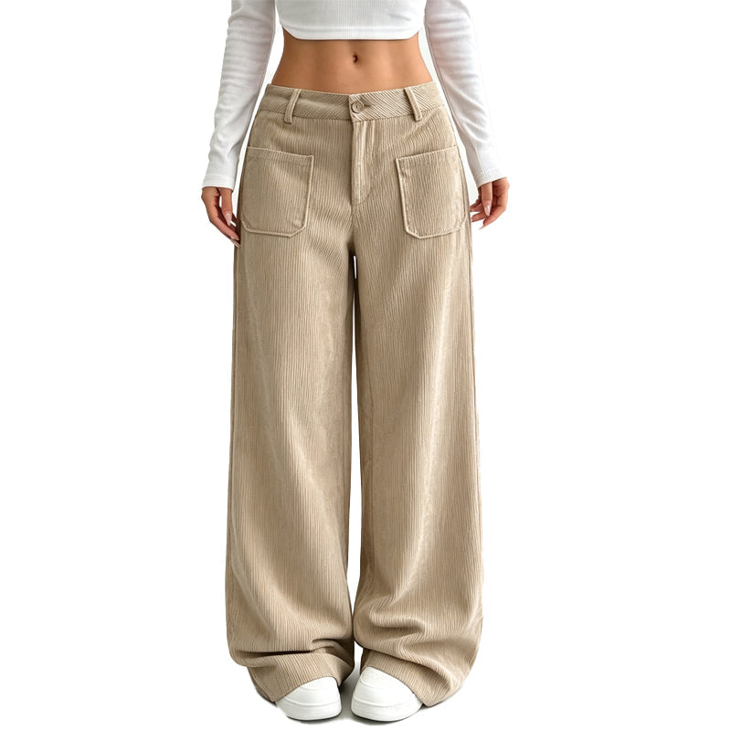 Irma - Soft-Touch Wide-Leg Trousers